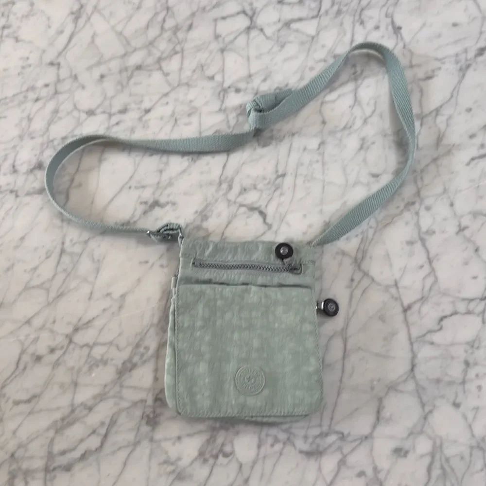 Kipling El Dorado Crossbody Shoulder Strap Mini Bag Mint